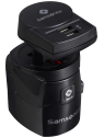 Samsonite 149298 - PLASTIQUE - NOIR adaptateur de voyage adaptateur-prises
