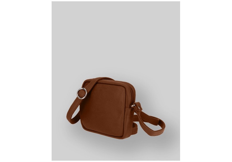 Les Ateliers Foures B121 - CUIR DE VACHETTE - FAUVE les ateliers foures petit sac carré porté travers Sac business