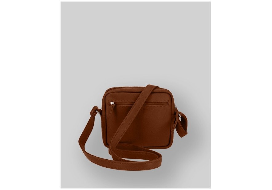 Les Ateliers Foures B121 - CUIR DE VACHETTE - FAUVE les ateliers foures petit sac carré porté travers Sac business