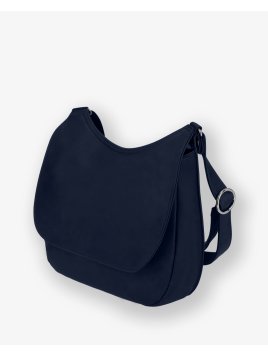 Les Ateliers Foures B314 - CUIR DE VACHETTE - NUIT sac rabat baroudeuse arthémis Sacs à mains