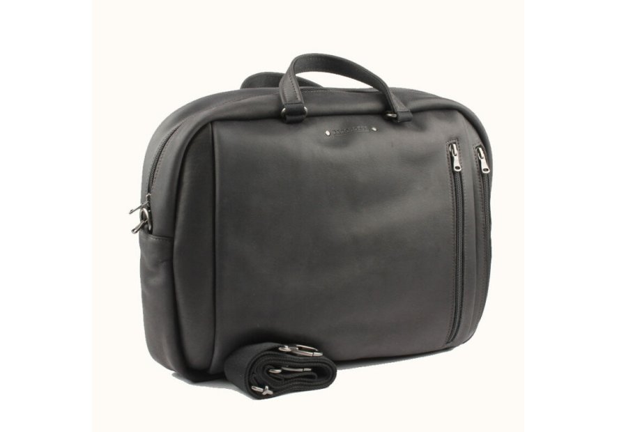 Les Ateliers Foures 9518 - CUIR DE VACHETTE - NOIR porte documents 9518 Porte-documents