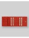 Les Ateliers Foures B20 - CUIR DE VACHETTE - ORANGE. fourès-baroudeuse-portemonnaie billet 6cc pmpb