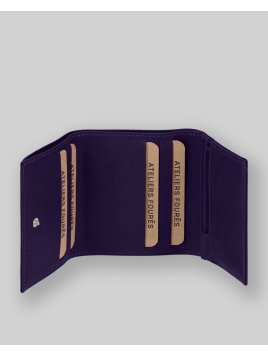 Les Ateliers Foures B20 - CUIR DE VACHETTE - MYRTILL fourès-baroudeuse-portemonnaie billet 6cc Portefeuilles