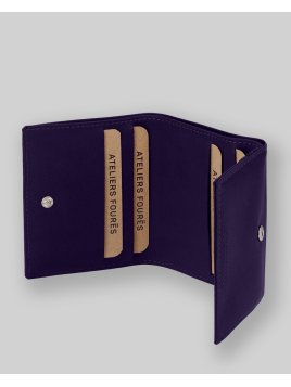 Les Ateliers Foures B20 - CUIR DE VACHETTE - MYRTILL fourès-baroudeuse-portemonnaie billet 6cc Portefeuilles