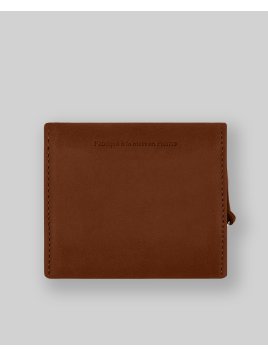 Les Ateliers Foures B22. - CUIR DE VACHETTE - FAUVE b22. Porte-monnaie