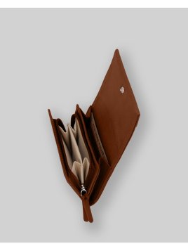 Les Ateliers Foures B22. - CUIR DE VACHETTE - FAUVE b22. Porte-monnaie