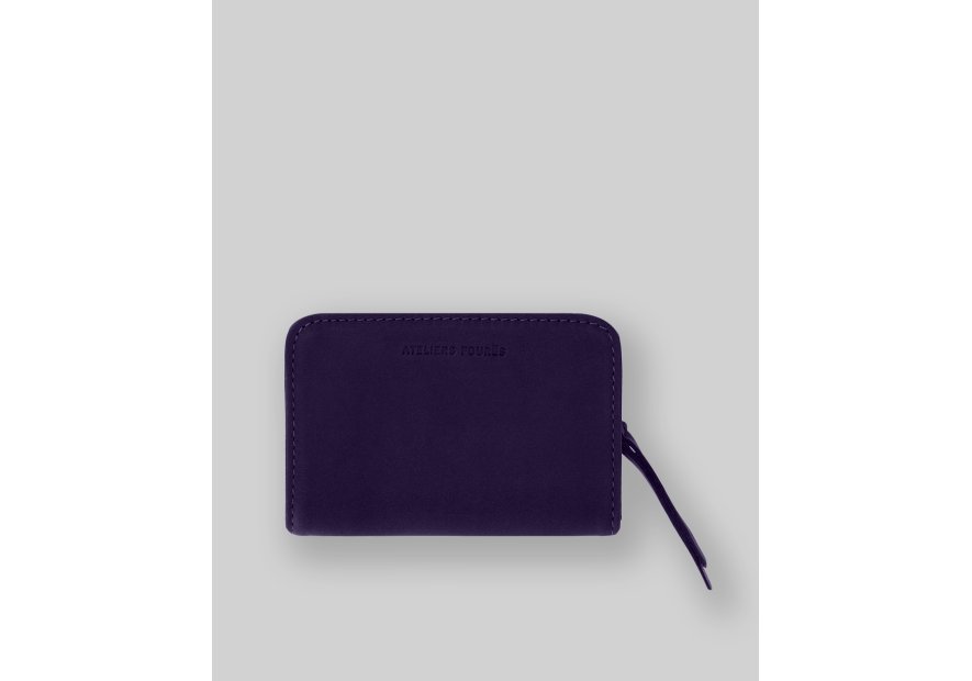 Les Ateliers Foures B23 porte monnaie et billet zip dos à dos mixte pmpb