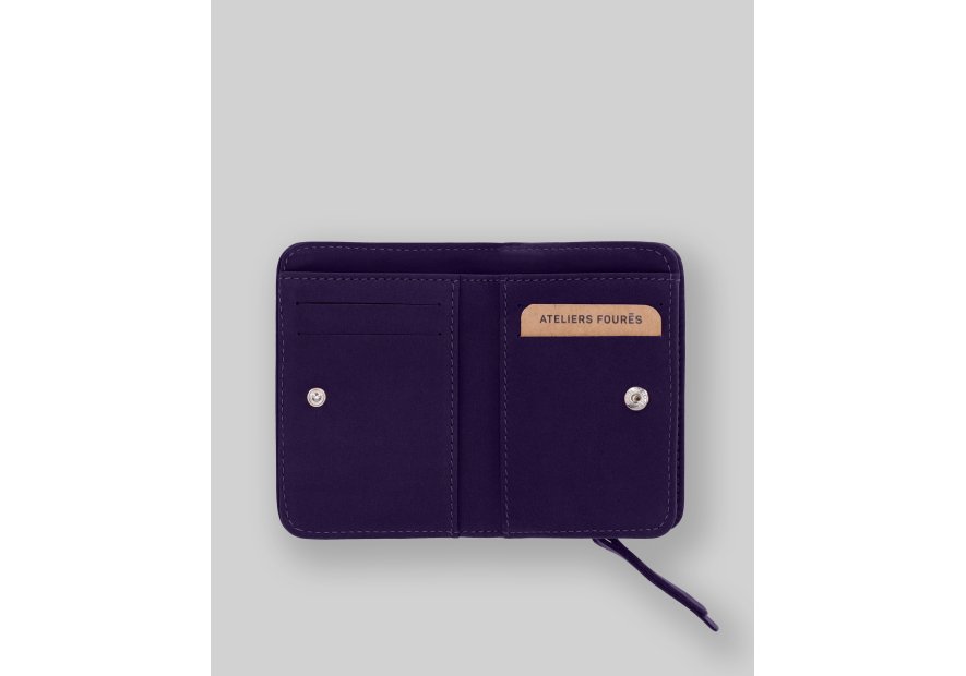 Les Ateliers Foures B23 porte monnaie et billet zip dos à dos mixte pmpb