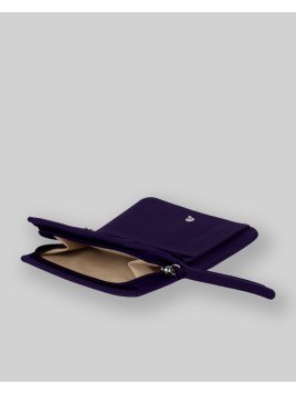 Les Ateliers Foures B23 - CUIR DE VACHETTE - MYRTILL porte monnaie et billet zip dos à dos mixte Portefeuilles