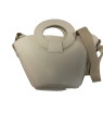 Les Ateliers Foures 0104 - CUIR DE VACHETTE - CRAIE sac porté main olympe mini sac-business