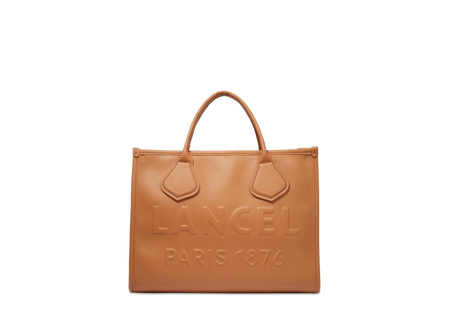 Lancel A12996 - CUIR DE VACHETTE - CAME cabas zippé m jour de lancel Sac porté main