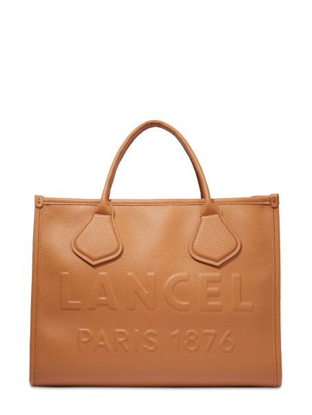 Lancel A12996 - CUIR DE VACHETTE - CAME cabas zippé m jour de lancel Sac porté main