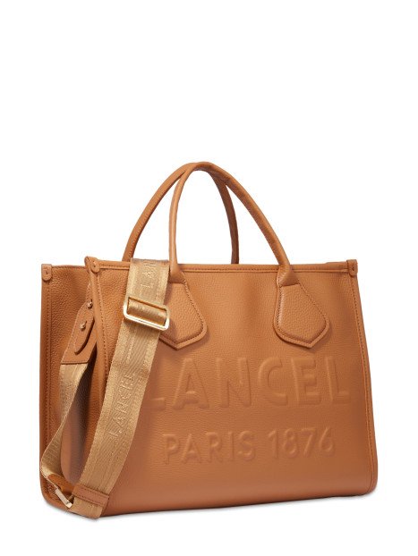 Lancel A12996 - CUIR DE VACHETTE - CAME cabas zippé m jour de lancel Sac porté main