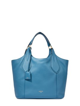 Lancel A13235 - CUIR DE VACHETTE - BLEU alphonse porté épaule Sac business