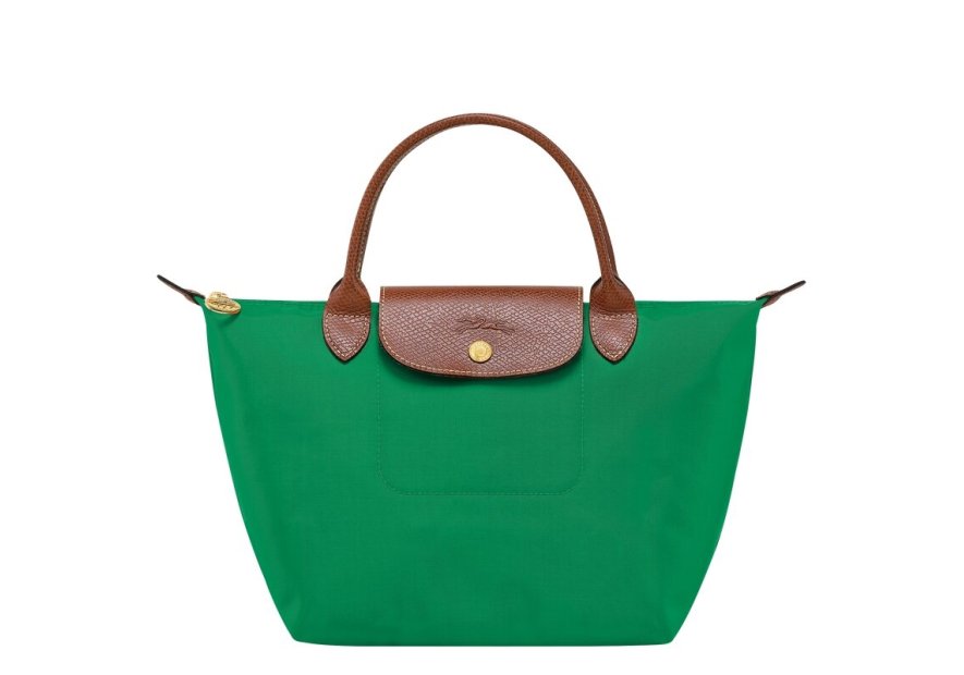 Longchamp 1621089 - NYLON ET CUIR - VERT - sac à main s le pliage original Sac business