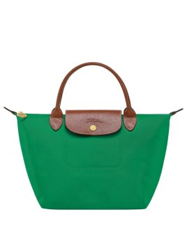 Longchamp 1621089 - NYLON ET CUIR - VERT sac longchamp pliage porté main s Sacs à mains