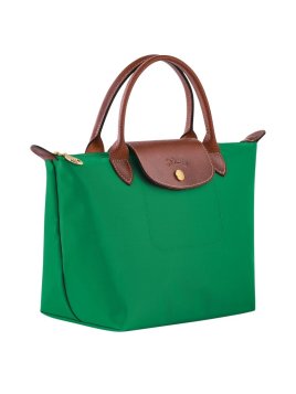 Longchamp 1621089 - NYLON ET CUIR - VERT sac longchamp pliage porté main s Sacs à mains