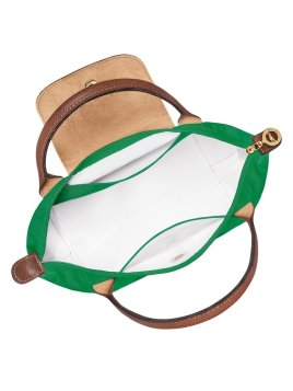 Longchamp 1621089 - NYLON ET CUIR - VERT sac longchamp pliage porté main s Sacs à mains