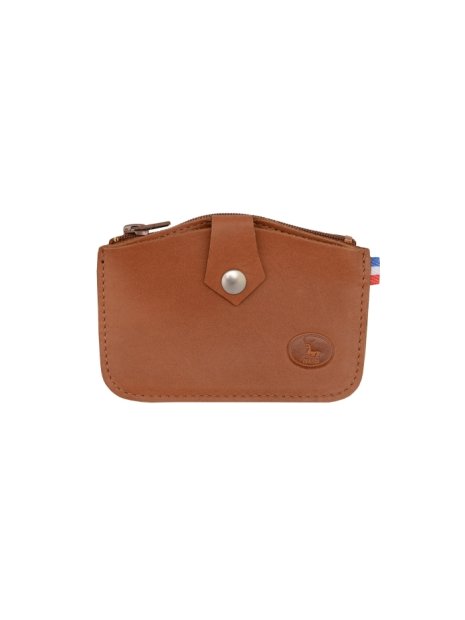 Frandi 205/96 - NUBUCK - GOLD porte monnaie plat patte pm-homme