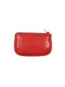 Frandi 262/03 - CUIR CLASSIQUE - ROUGE frandi-classic-porte monnaie zip plat porte-monnaie-femme
