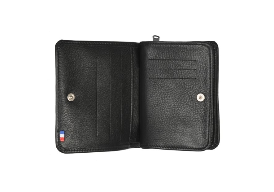 Frandi 273/03 RFID - CUIR DE VACHETTE - porte feuille feminin zip rfid Portefeuilles