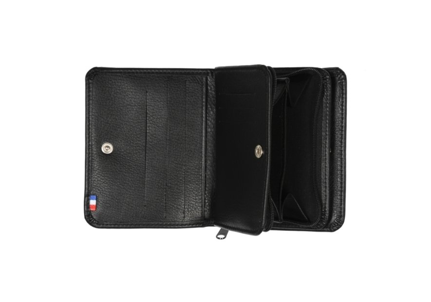 Frandi 273/03 RFID - CUIR DE VACHETTE - porte feuille feminin zip rfid Portefeuilles