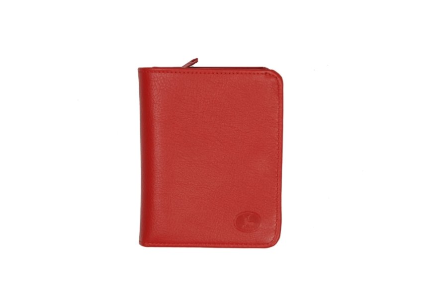 Frandi 273/03 - CUIR CLASSIQUE - ROUGE frandi-colors-porte monnaie billet femme m Portefeuilles