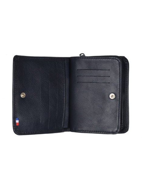 Frandi 273/03 - CUIR CLASSIQUE - MARINE frandi-colors-porte monnaie billet femme m Portefeuilles