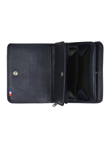 Frandi 273/03 - CUIR CLASSIQUE - MARINE frandi-colors-porte monnaie billet femme m Portefeuilles