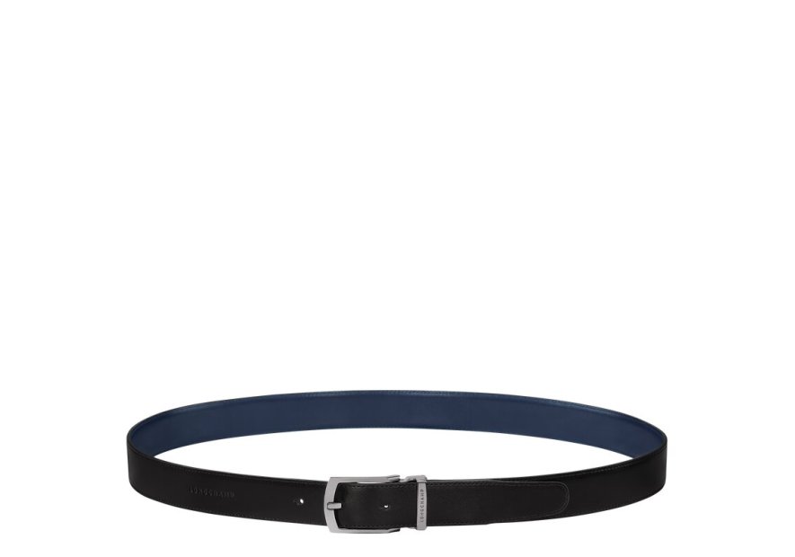 Longchamp 42045/024 - CUIR DE VACHETTE - N delta box ceinture homme reversible Ceinture homme