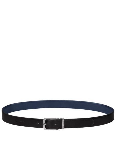 Longchamp 42045/024 - CUIR DE VACHETTE - N delta box ceinture homme reversible Ceinture homme