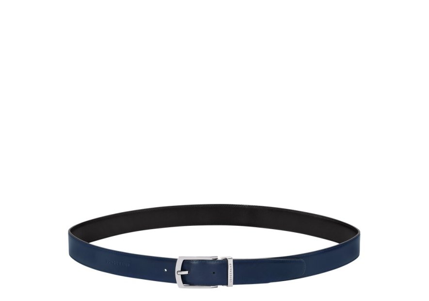 Longchamp 42045/024 - CUIR DE VACHETTE - N delta box ceinture homme reversible Ceinture homme