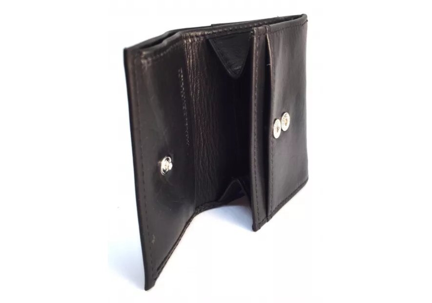 Frandi 442/23 RFID - VEAU - NOIR porte monnaie rabat pm Porte-monnaie