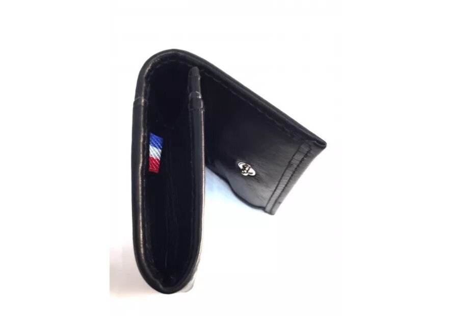 Frandi 442/23 RFID - VEAU - NOIR porte monnaie rabat pm Porte-monnaie