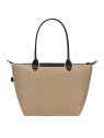 Longchamp 1899/HSR - POLYESTER/CUIR - ARGI sac cabas l le pliage energy shopping