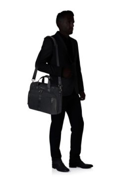 Samsonite 151125 - NYLON BALISTIC - NOIR - porte documents ordi 15.6" Porte-documents