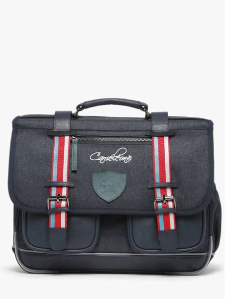 Caméléon VIB-CA38 - POLYESTER RECYCLÉ - N cartable enfant 2 compartiments vintage urban cartable Scolaire