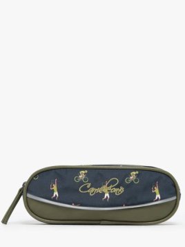 Caméléon VIB-TROU - POLYESTER RECYCLÉ - K trousse enfant 2 compartiments vintage urban cartable Scolaire