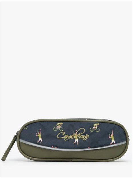 Caméléon VIB-TROU - POLYESTER RECYCLÉ - K trousse enfant 2 compartiments vintage urban trousses