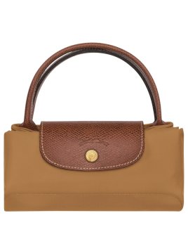 Longchamp 1623089 - NYLON ET CUIR - CHAMOI sac longchamp pliage porté main m Sacs à mains