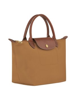 Longchamp 1621089 - NYLON ET CUIR - CHAMOI sac longchamp pliage porté main s Sacs à mains
