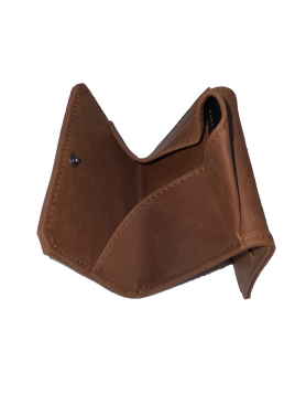 Les Ateliers Foures 9148 - CUIR DE VACHETTE - COGNAC Porte-monnaie/ Porte-billets pmpb