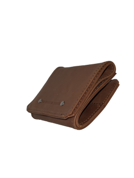 Les Ateliers Foures 9148 - CUIR DE VACHETTE - COGNAC Porte-monnaie/ Porte-billets pmpb