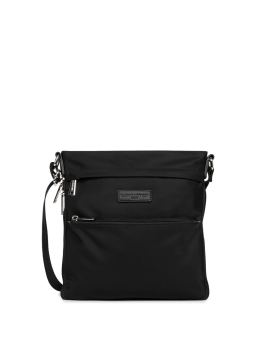 Lancaster 500220 - NYLON ET CUIR - NOIR lancaster-basic sport-trotteur plat extensible
