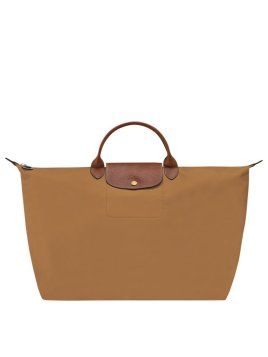 Longchamp 1625089 - NYLON ET CUIR - CHAMOI sac de voyage m le pliage original Sacs de voyage