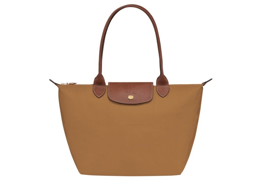 Longchamp 2605089 - NYLON ET CUIR - CHAMOI sac cabas m le pliage n'est pas format a4 Sac business