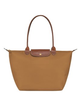 Longchamp 1899089 - NYLON ET CUIR - CHAMOI sac cabas l le pliage original format étudiant shopping