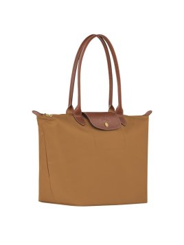 Longchamp 1899089 - NYLON ET CUIR - CHAMOI sac cabas l le pliage original format étudiant Sac business