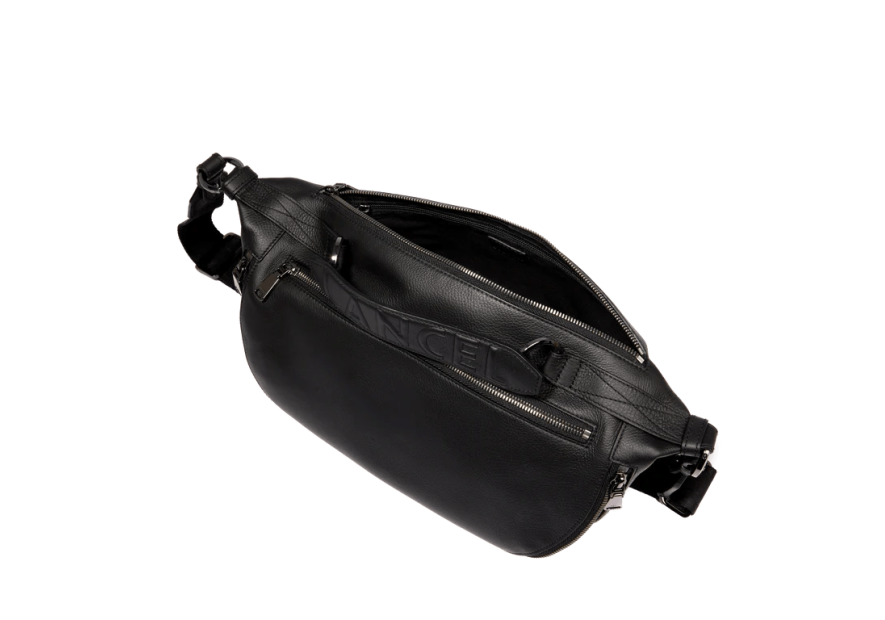Lancel A13301 - CUIR DE VACHETTE - NOIR sac porté croisé m origami de lancel Sac porté travers