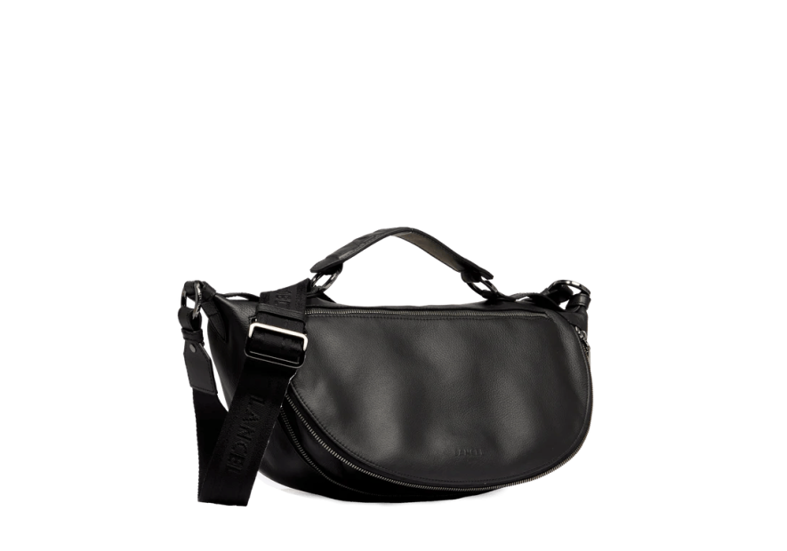 Lancel A13301 - CUIR DE VACHETTE - NOIR sac porté croisé m origami de lancel Sac porté travers